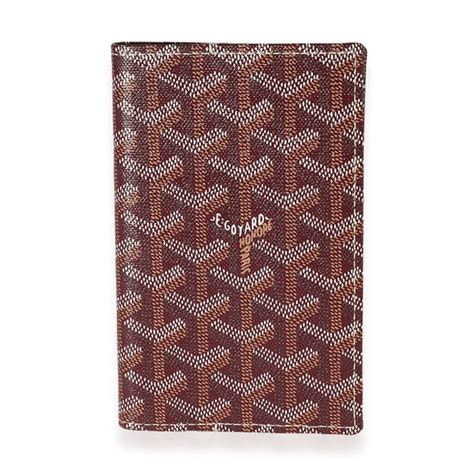 couverture agenda goyard|Goyard Burgundy Goyardine Couverture Castiglione Agenda Cover.